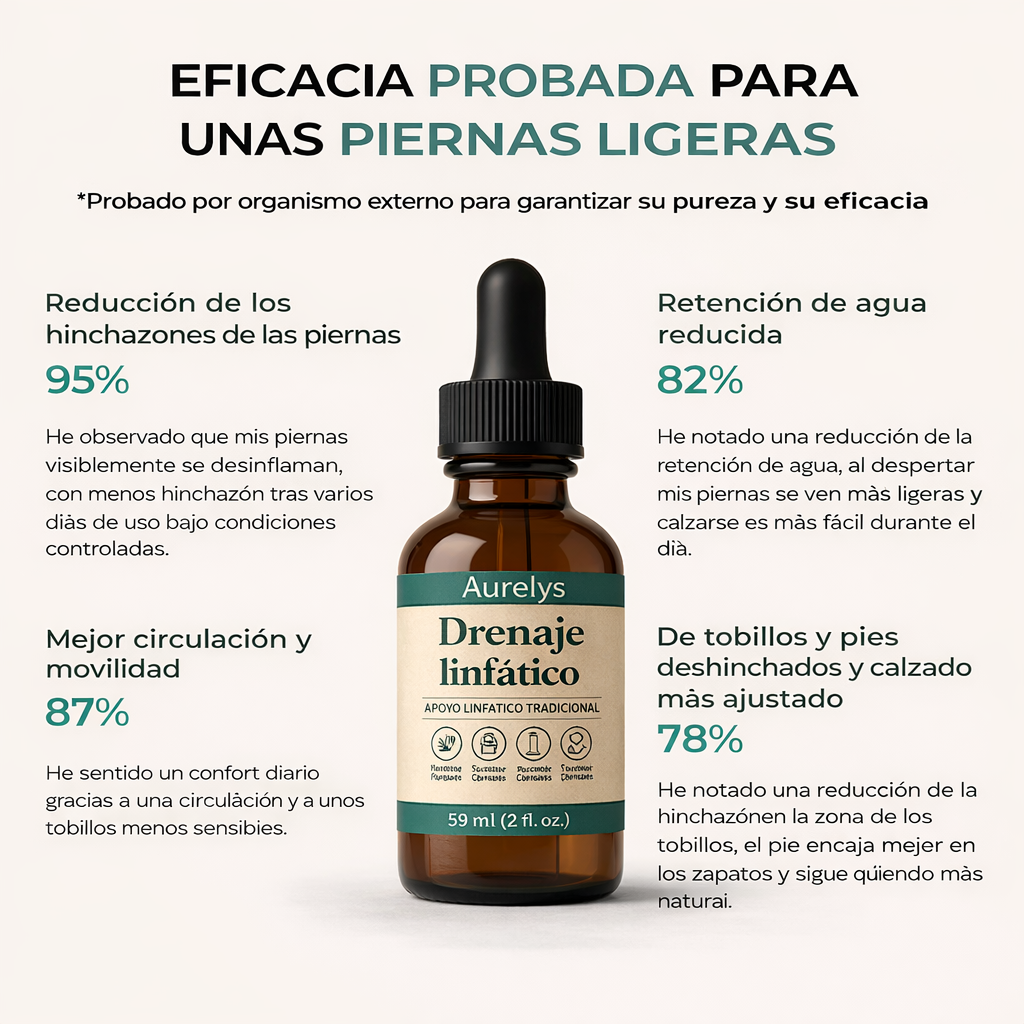 Gotas de Bienestar para Drenaje Linfático