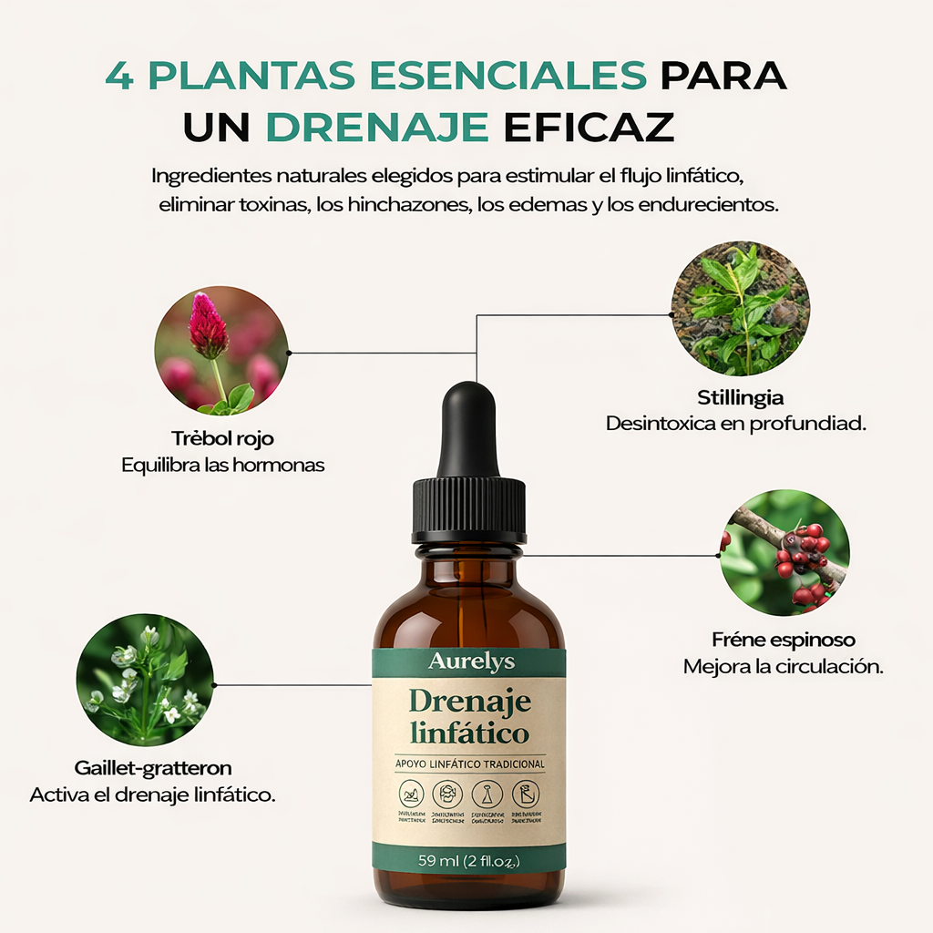 Gotas de Bienestar para Drenaje Linfático